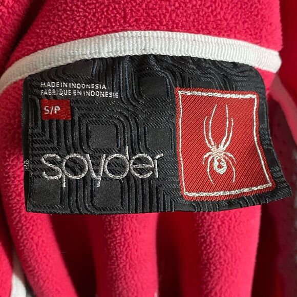 Spyder Endure Jacket Womens S Pink Full Zip Stretch Knit Pockets Fleece Lined - Picture 3 of 15